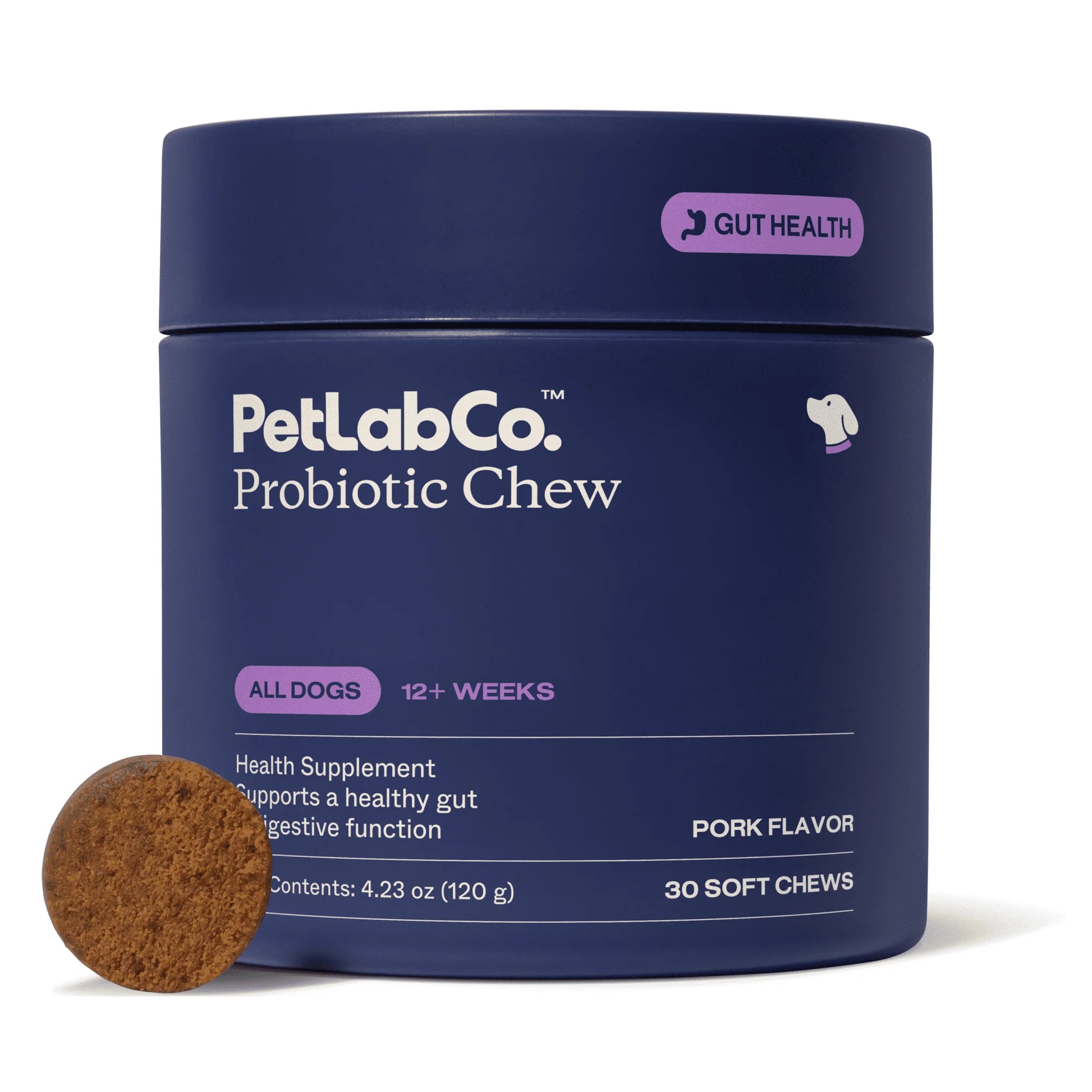 Co. Probiotic Chews, Delicious Soft Chew Probiotics for Dogs, 30 Ct.