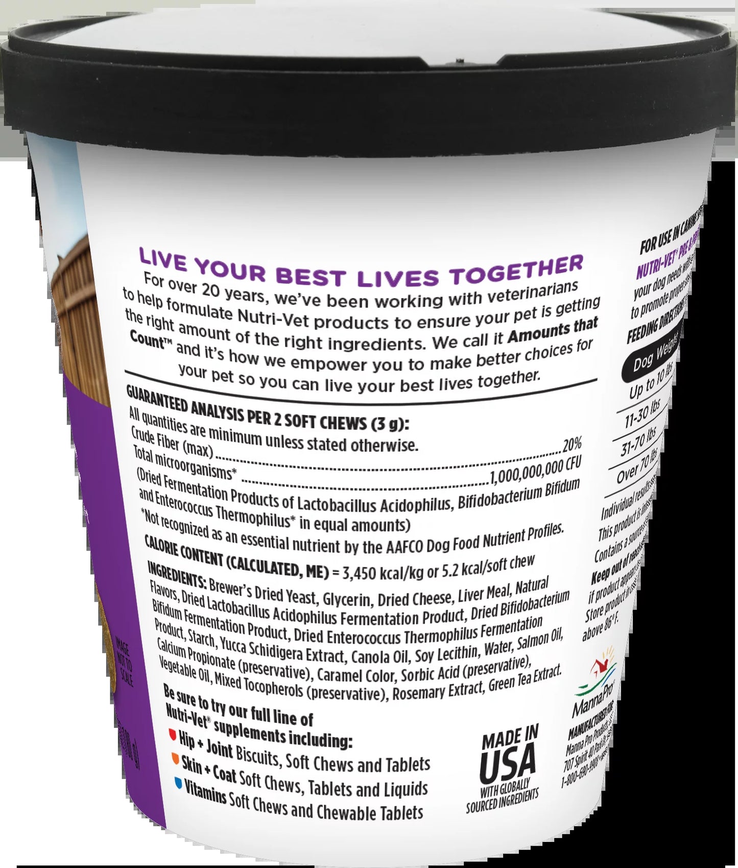 Pre/Probiotic Immune Supporting Soft Chews for Dogs - 120 Ct.