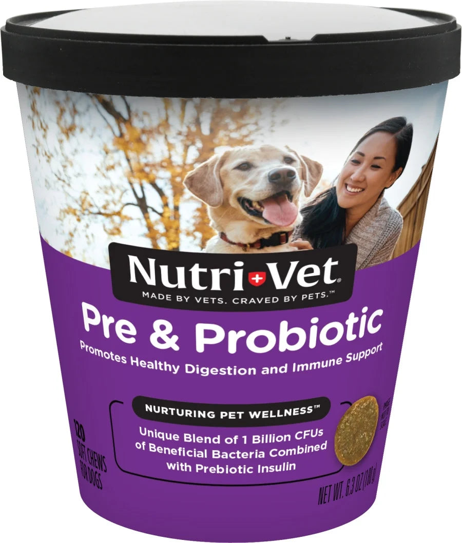 Pre/Probiotic Immune Supporting Soft Chews for Dogs - 120 Ct.