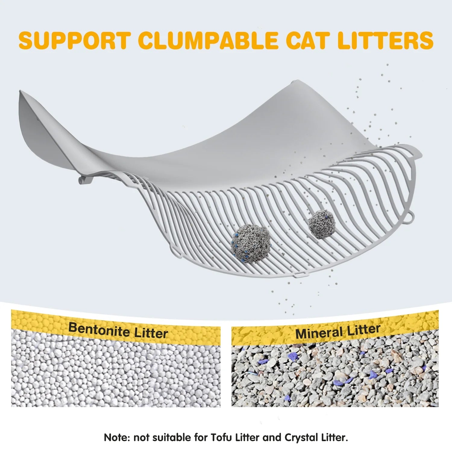 Large Open-Top Automatic Cat Litter Box Self Cleaning with Safety Protection, Mat and Trash Bags Included, Grey